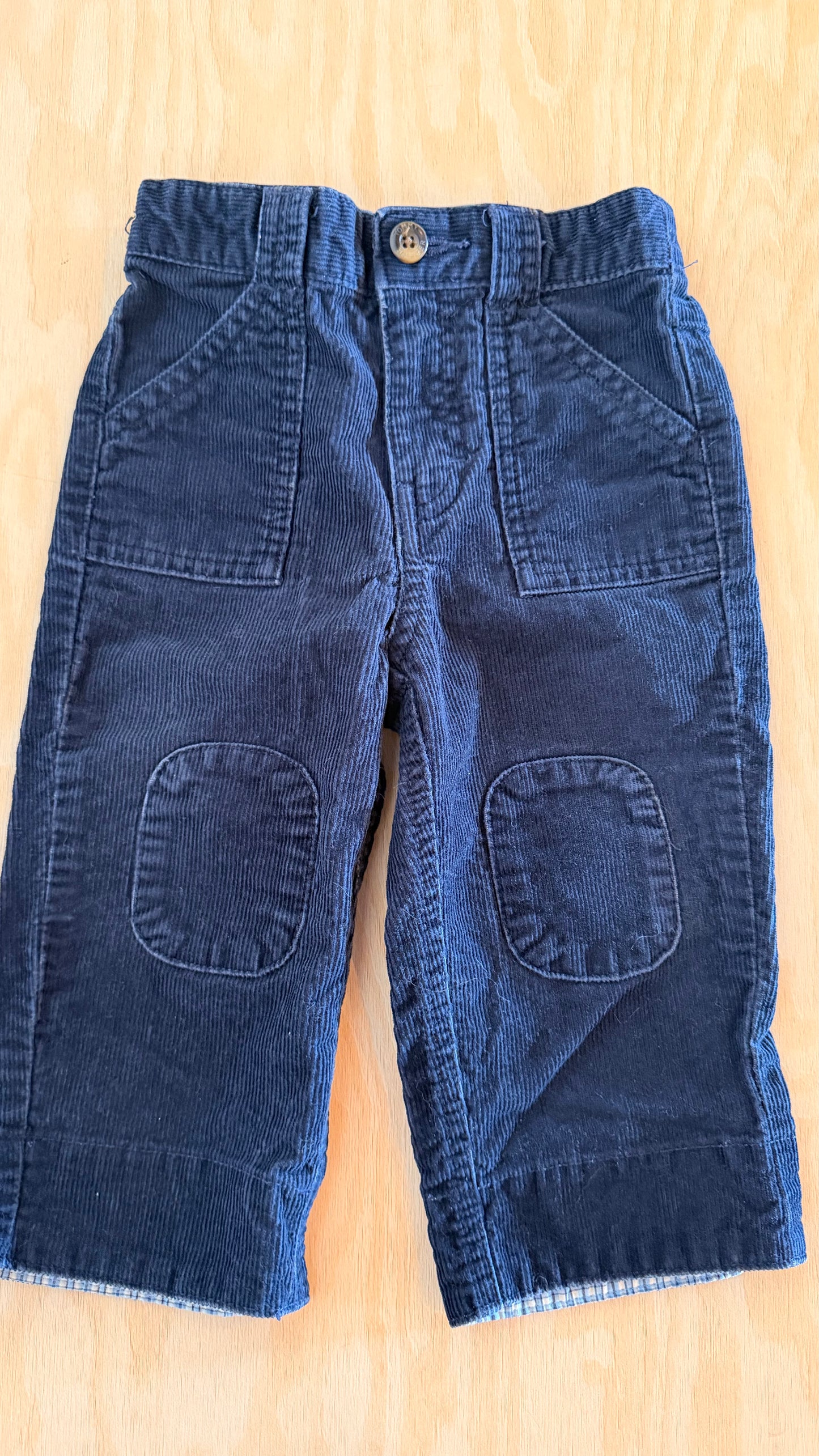 JE - Consignment - Tommy Hilfiger - Blue Cord Pants 6-12M