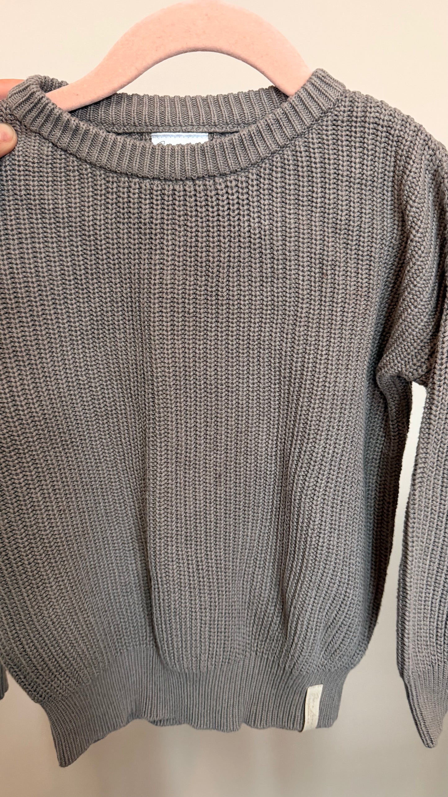 AB Consignment - Jax and Lennon Grey Knit Sweater 3-4Y