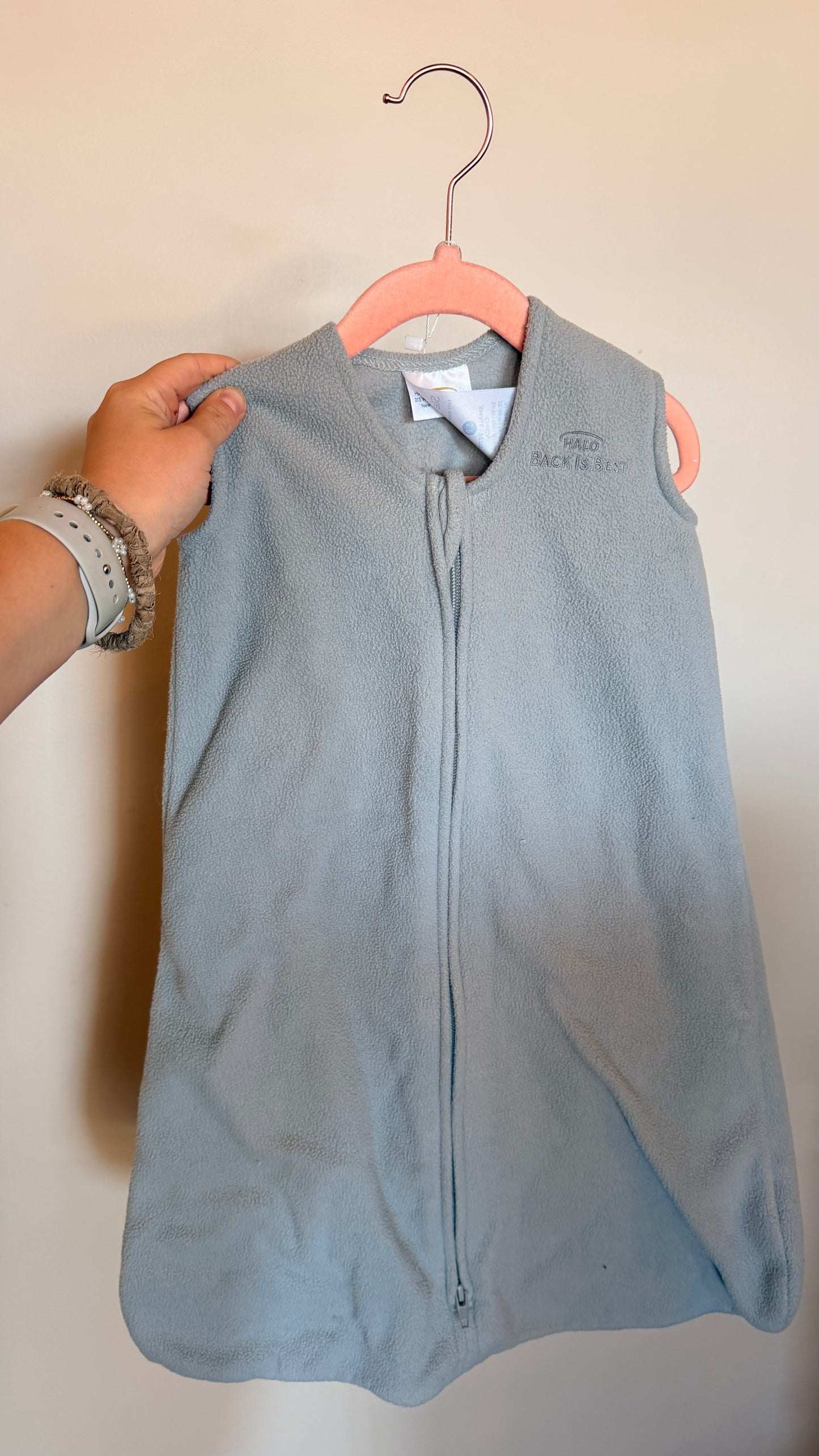 SM Consignment - Halo Sleepsack Blue/Grey - Small 0-6M