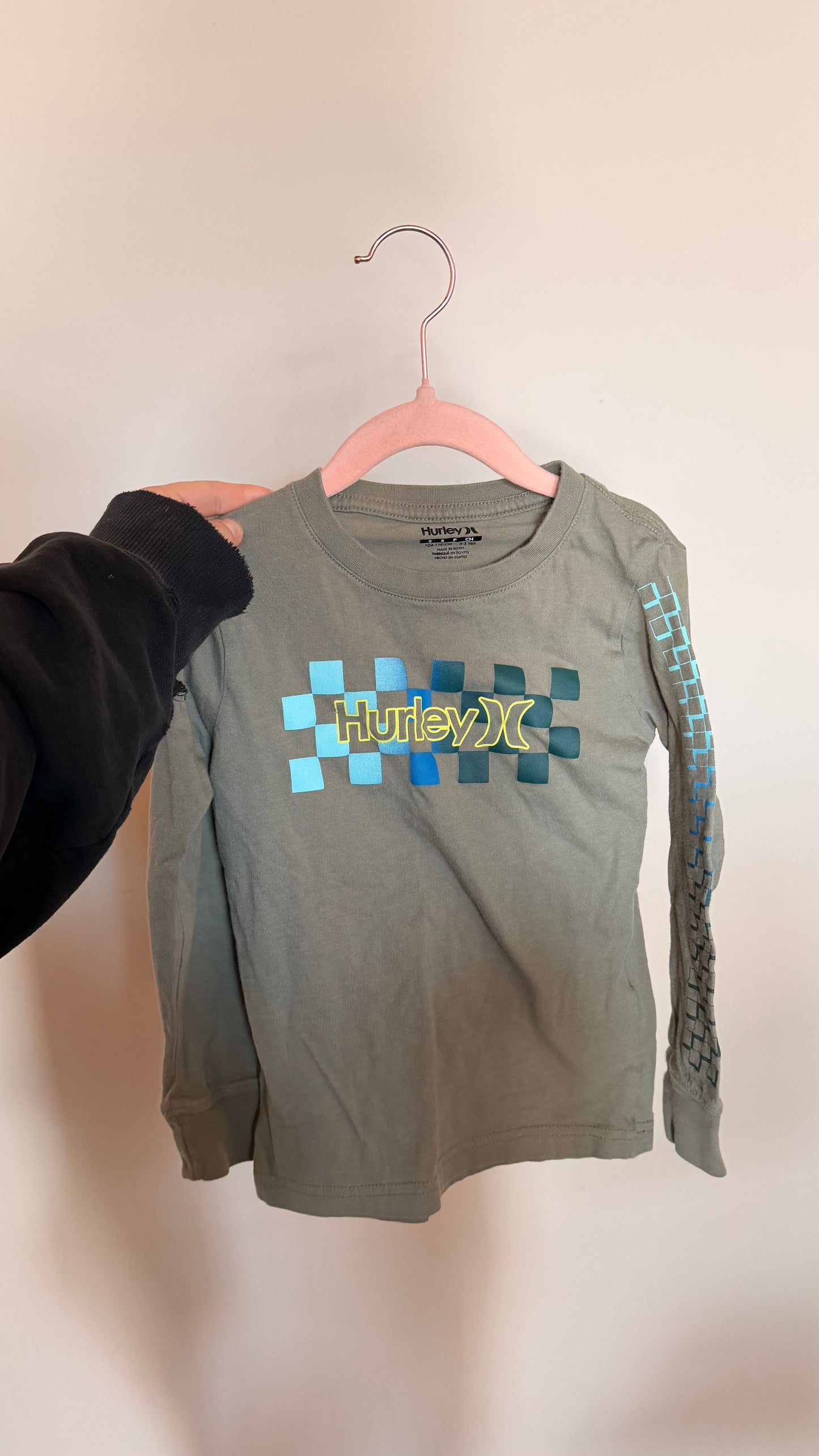 SP Consignment - Hurley Olive Long Sleeve 5T