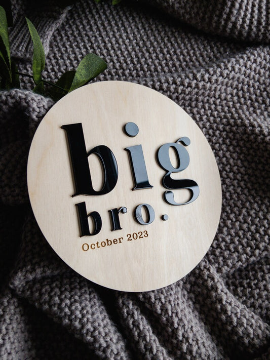 Sawdust & Stain - Big Bro/Big Sis Signs