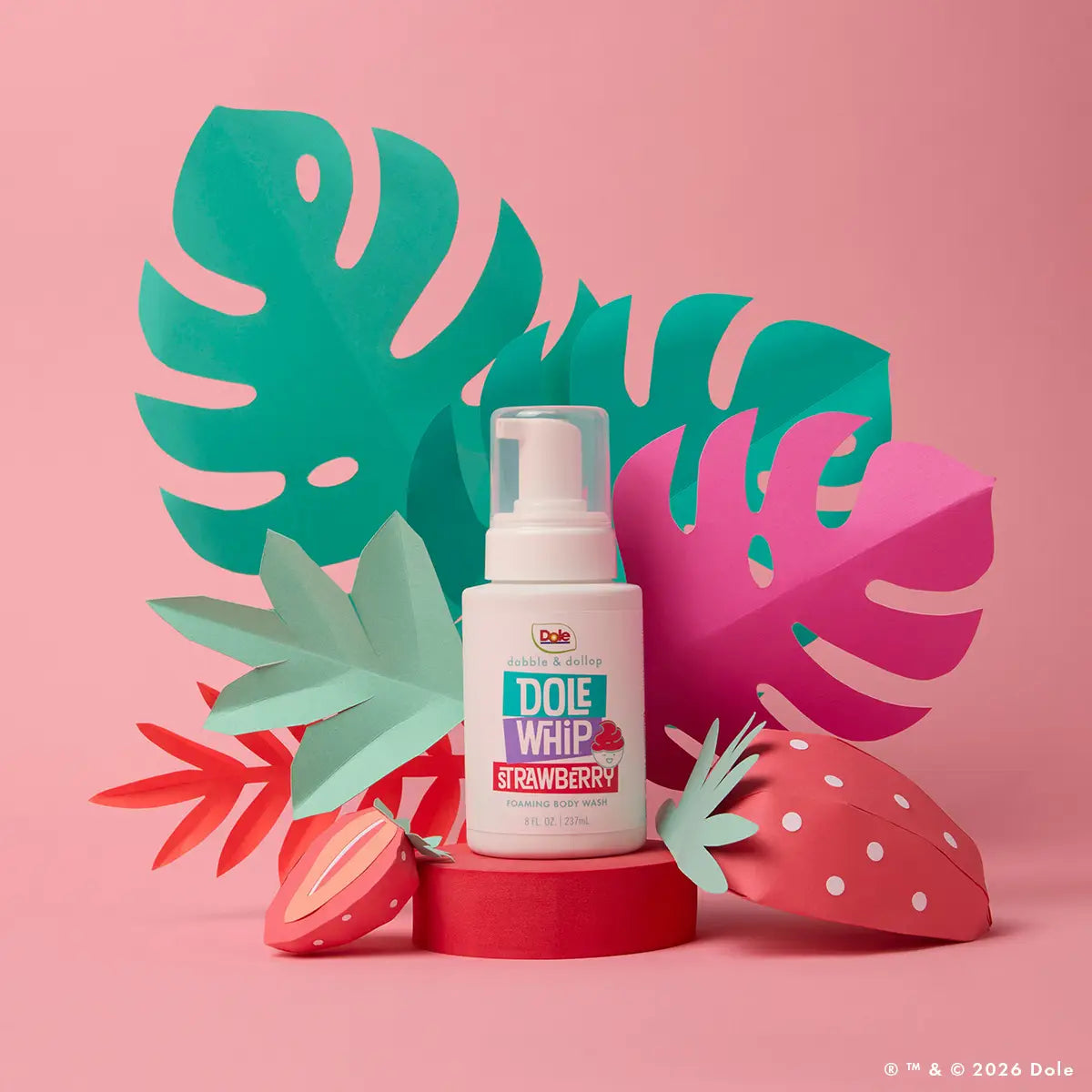 Dabble & Dollop - Dole Whip® Strawberry Foaming Body Wash