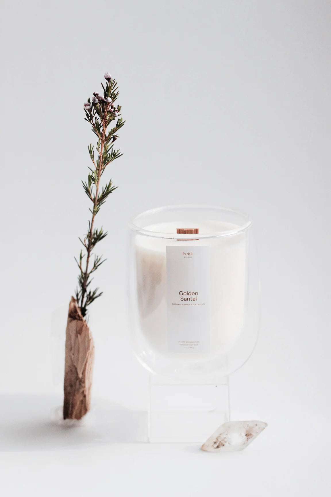 Heidi Studio - Golden Santal Candle