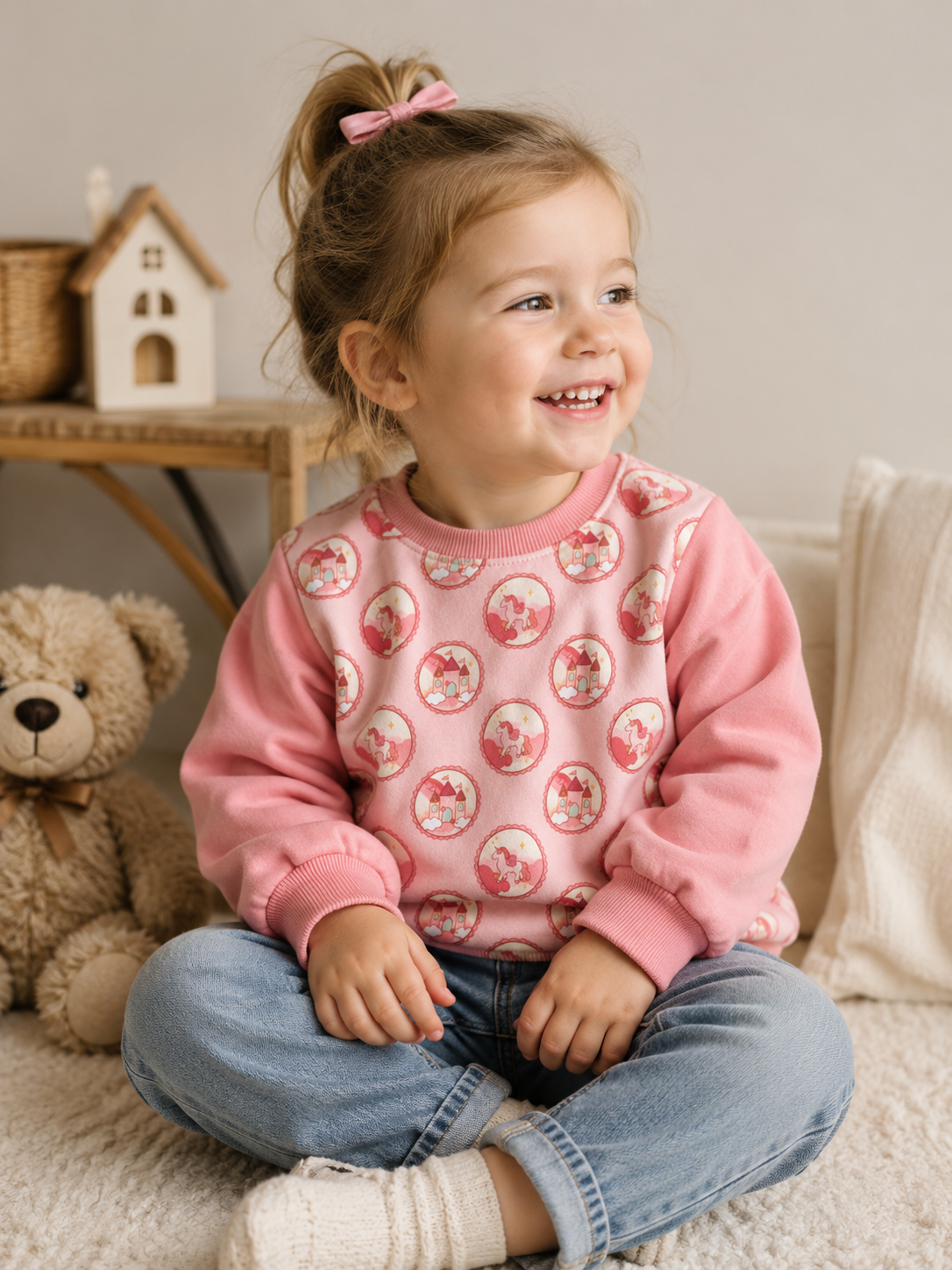 Teddy Little - Unicorn Crewneck