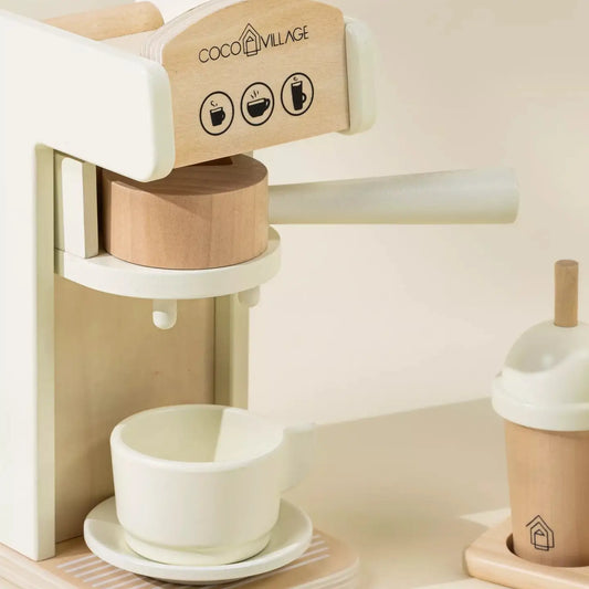 Coco Village - Wooden Coffee Maker Set