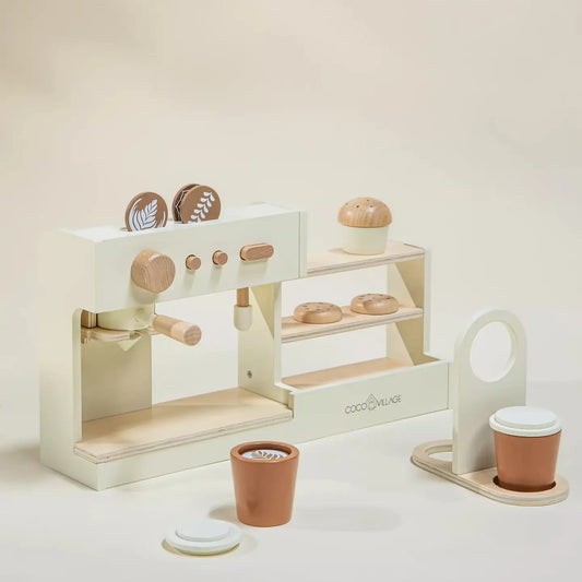 Coco Village - Wooden Coffee Shop Playset and Accessories