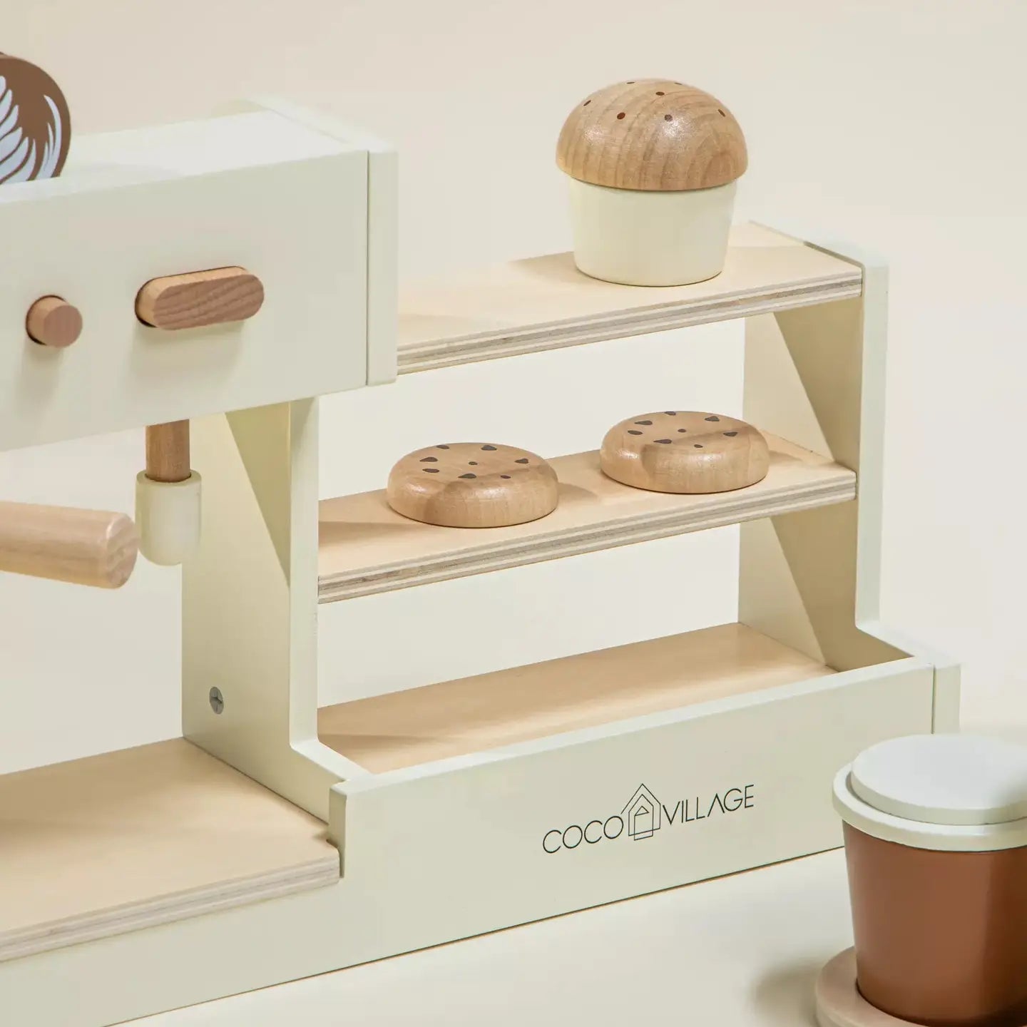 Coco Village - Wooden Coffee Shop Playset and Accessories