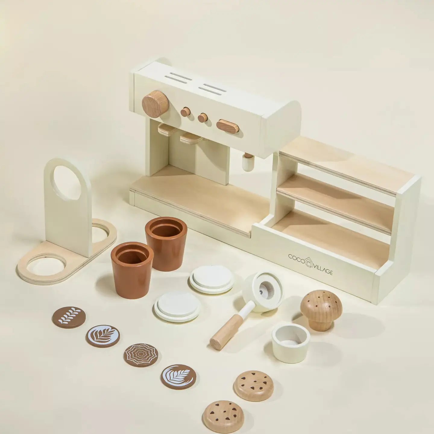 Coco Village - Wooden Coffee Shop Playset and Accessories