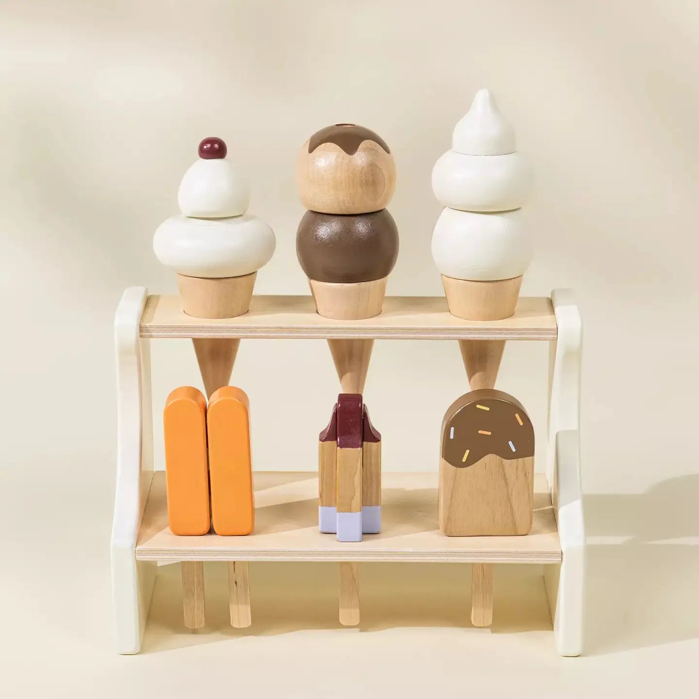 Coco Village - Wooden Ice Cream Stand and Accessories