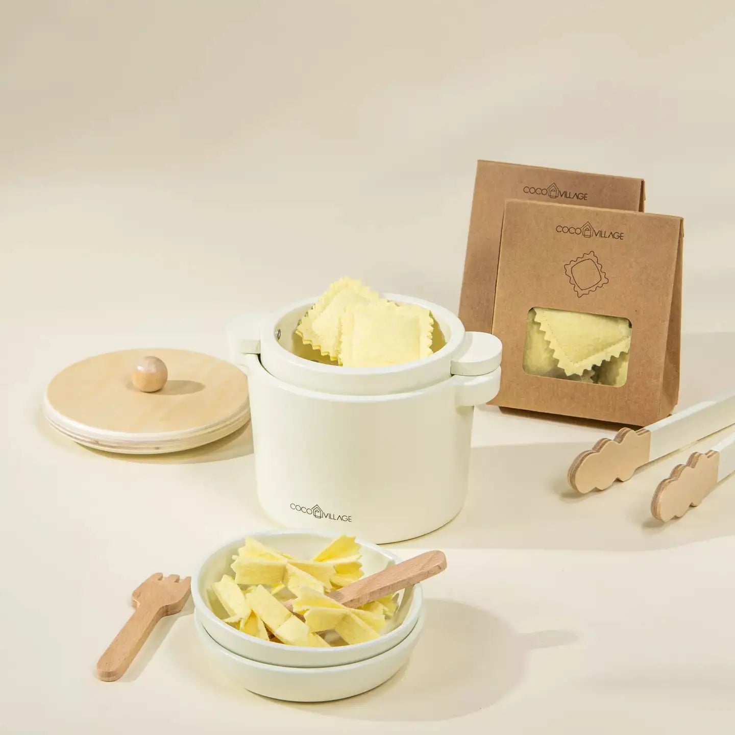 Coco Village - Wooden Pasta Playset