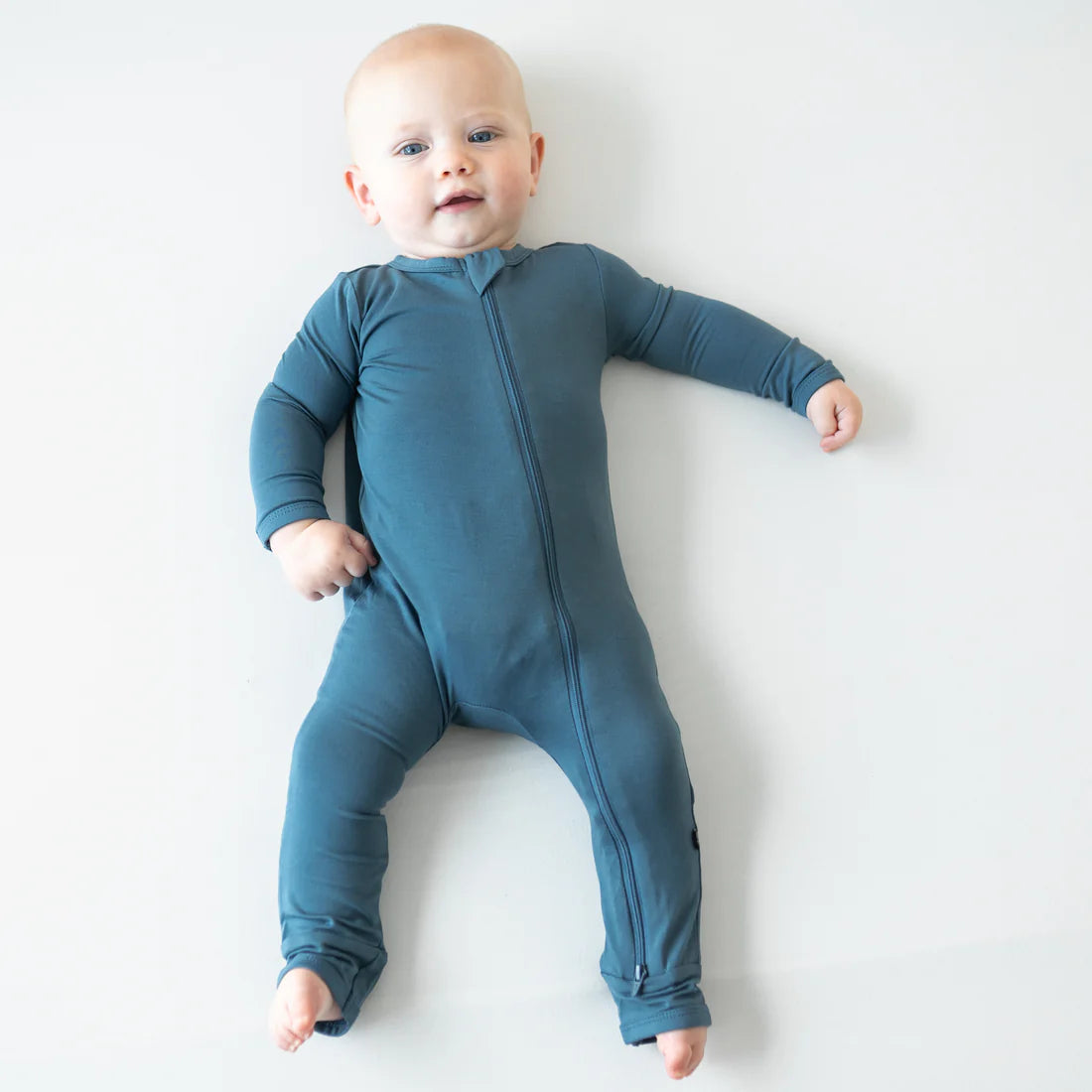Kyte Baby - Zippered Romper in Atlantic