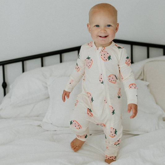 LITTLE LUBA - Strawberry - One Piece Zip