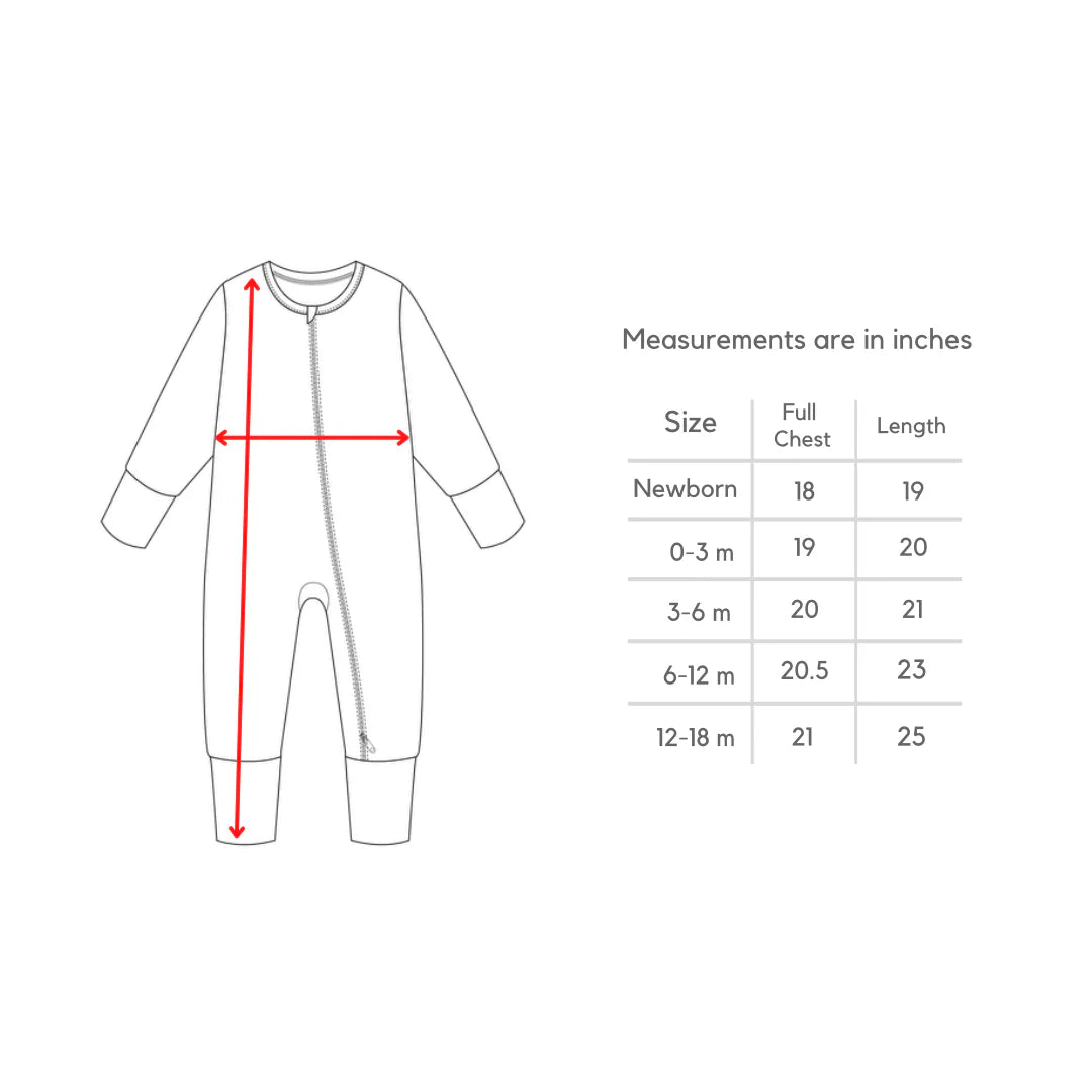 LITTLE LUBA - Strawberry - One Piece Zip