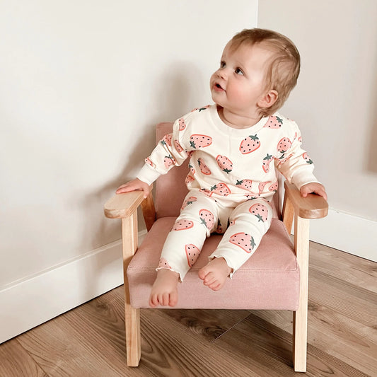 LITTLE LUBA - Strawberry - Lounge Set