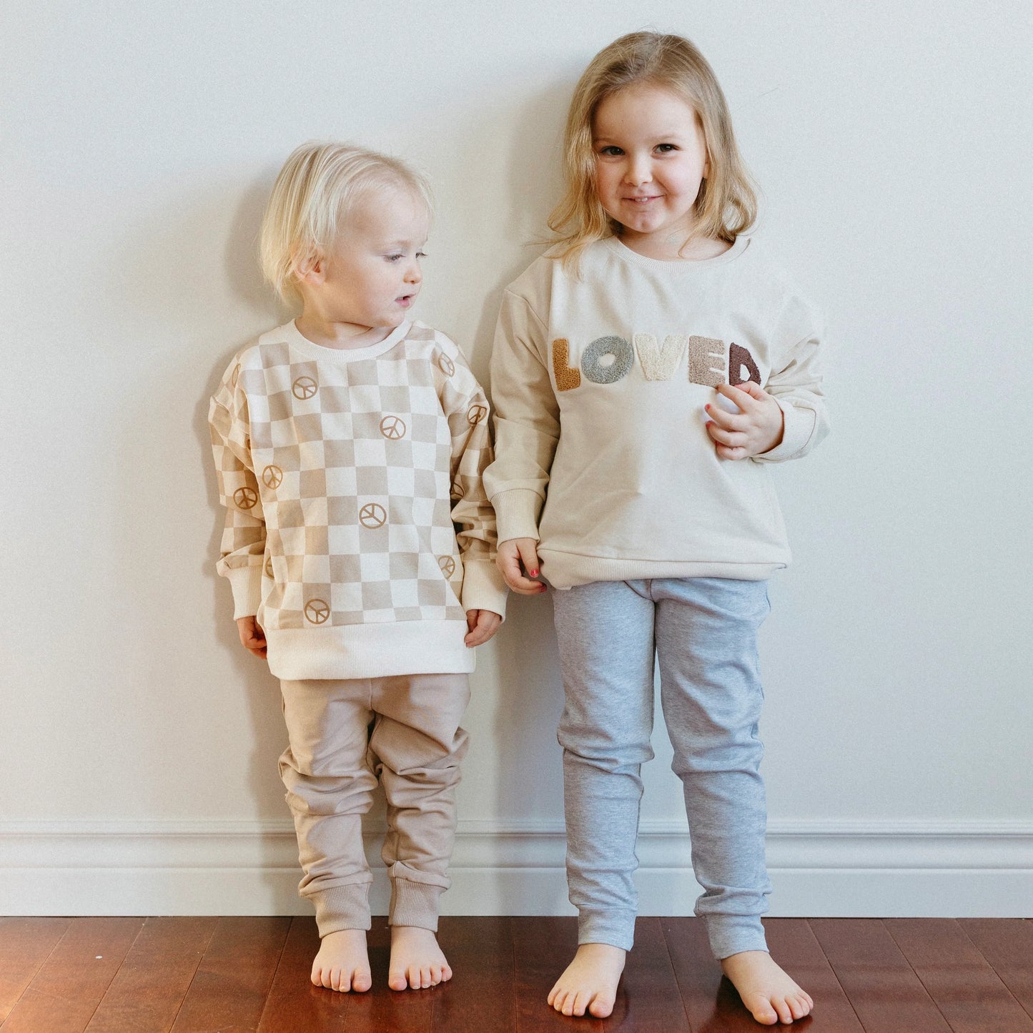 LITTLE LUBA - Checker Sweatshirt