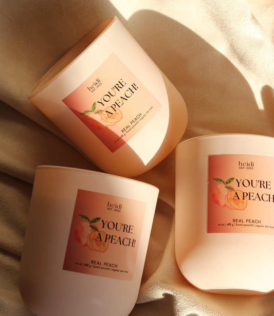 Heidi Studio - You’re a Peach 10oz Candle