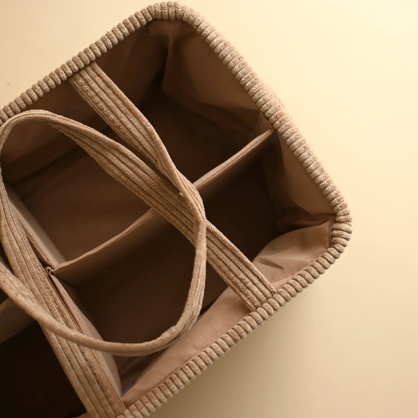Minika - Diaper Caddy - Almond