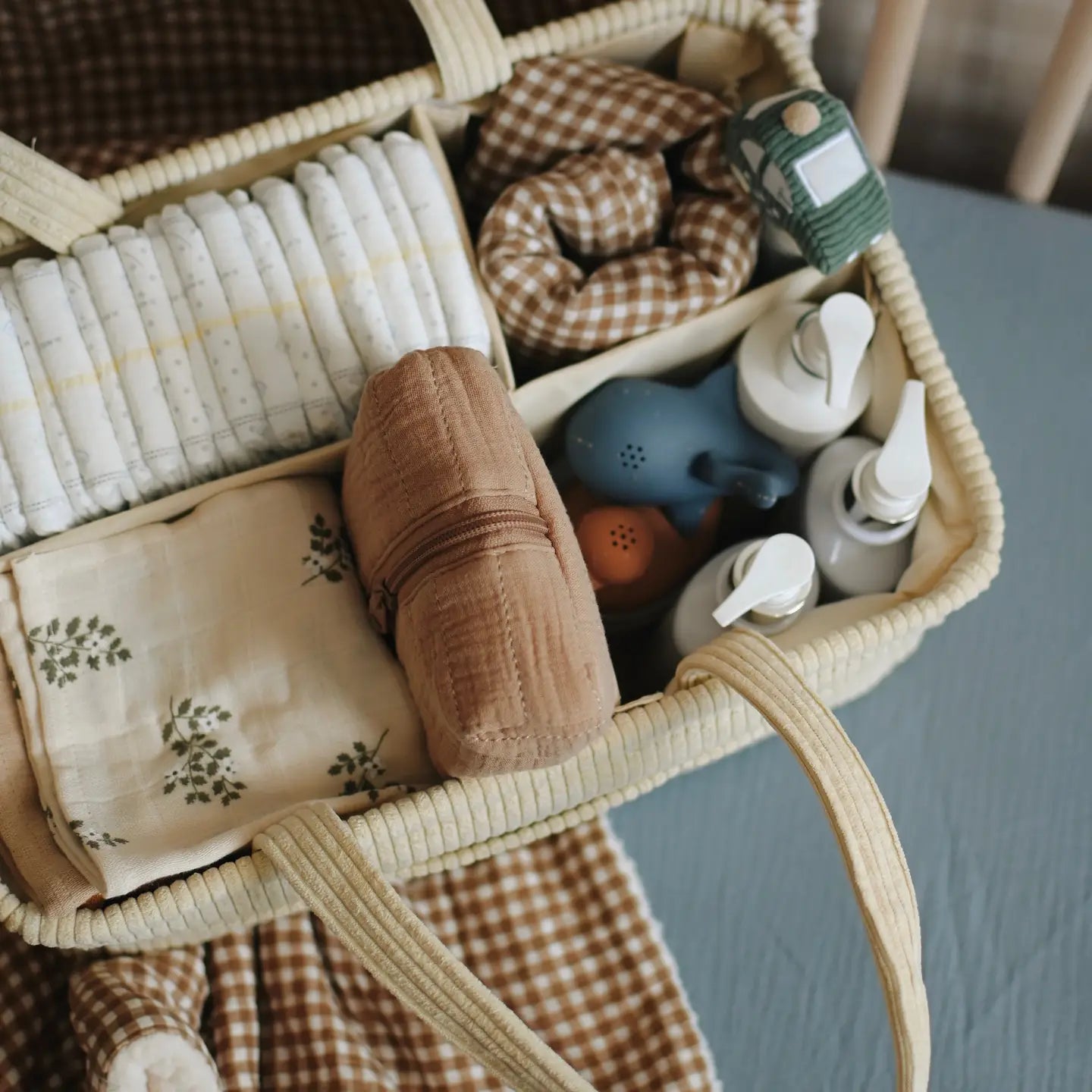 Minika - Diaper Caddy - Cream