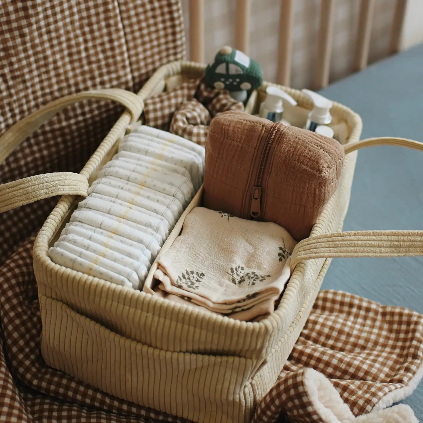 Minika - Diaper Caddy - Cream