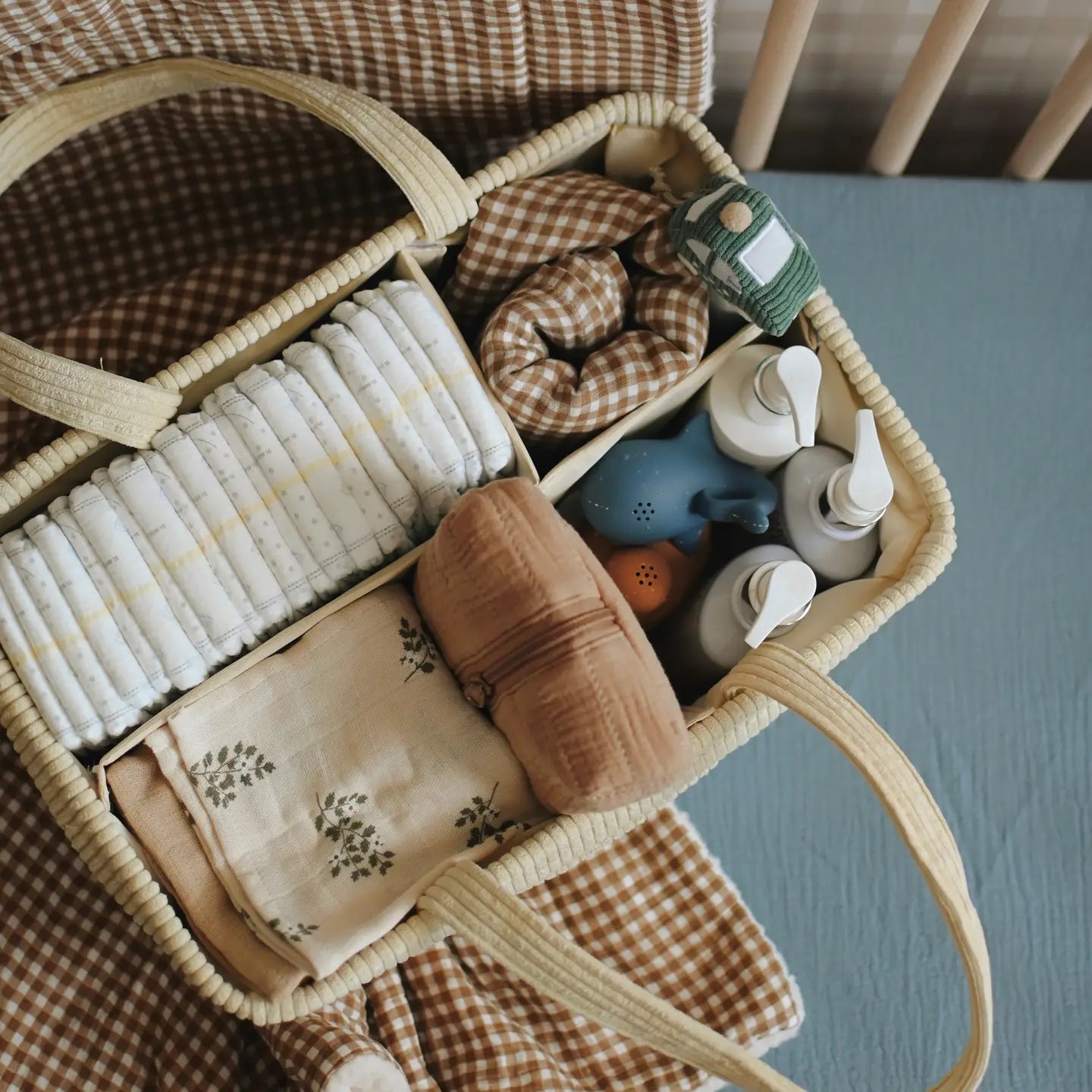 Minika - Diaper Caddy - Cream