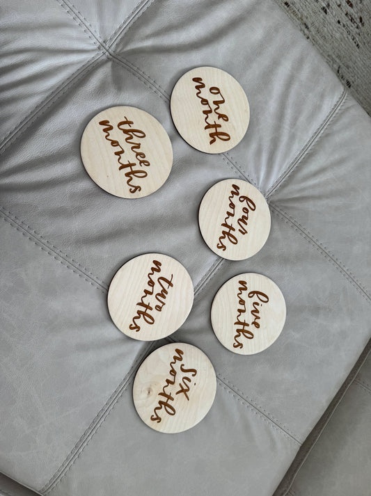 CC - Consignment - Milestone Wooden Set