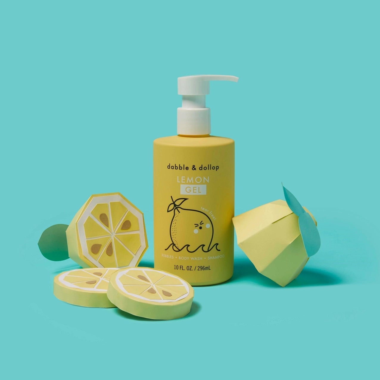 Dabble & Dollop - All-Natural Lemon Shampoo, Body Wash & Bubbles