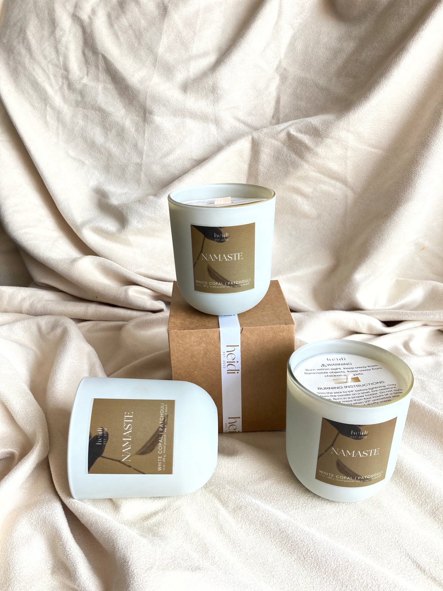 Heidi Studio - Namaste - 8oz Candle