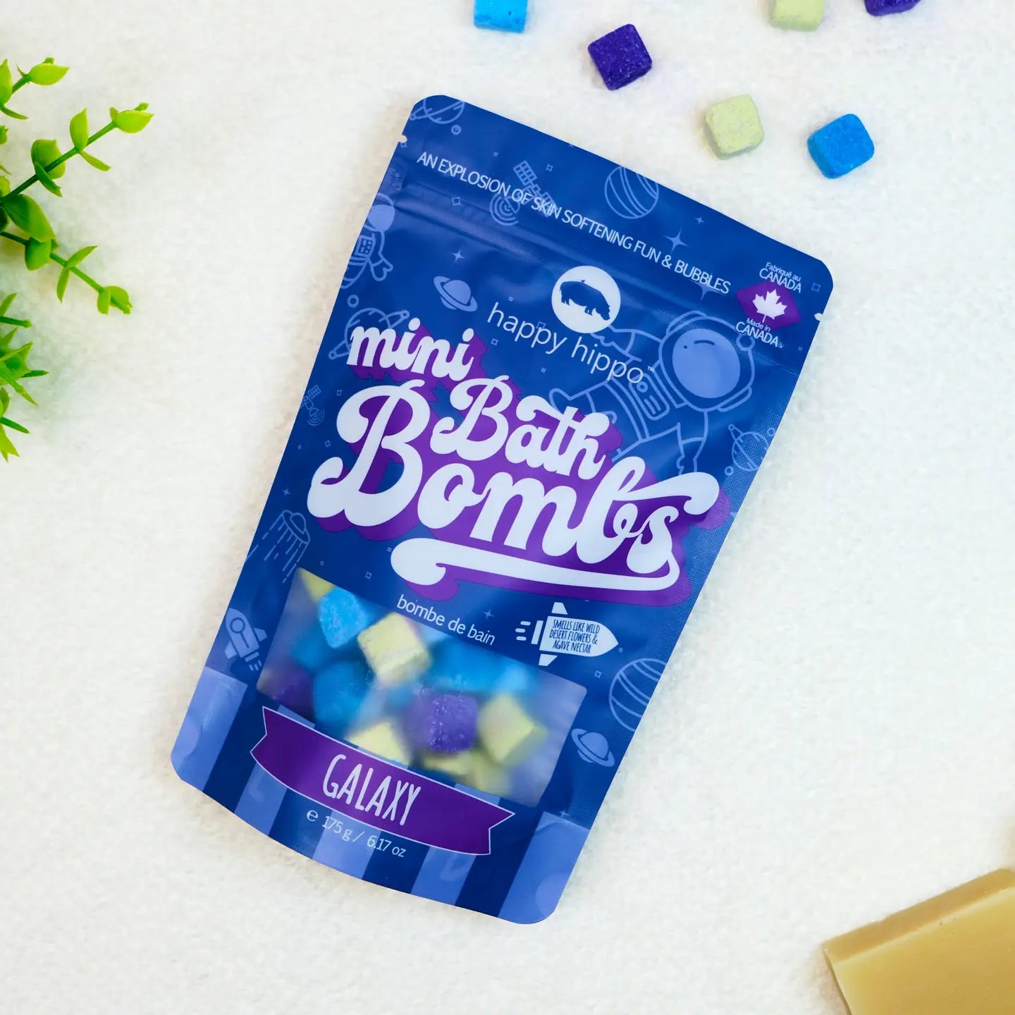 Happy Hippo - Galaxy - Mini Bath Bombs