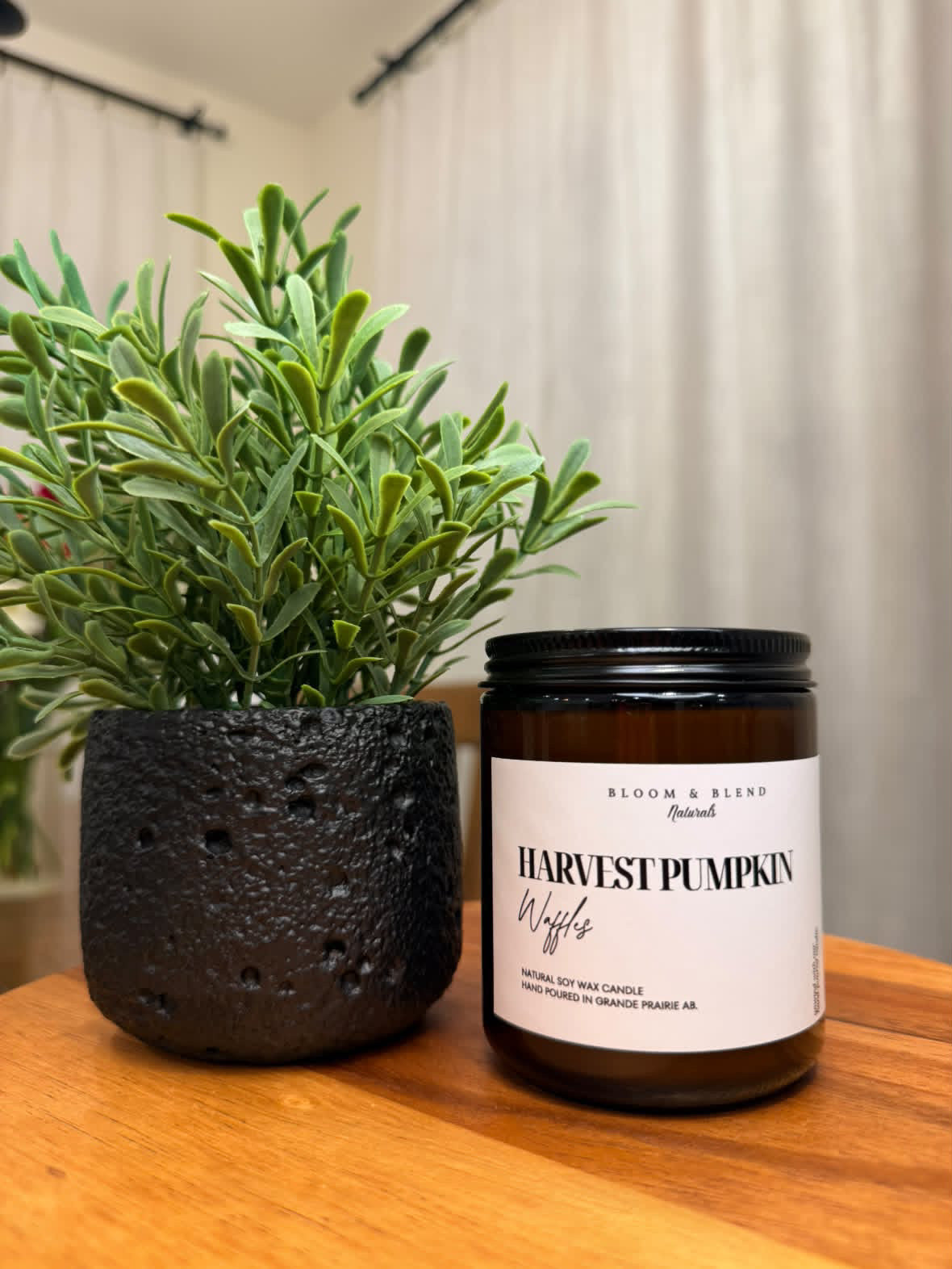 Bloom & Blend Naturals - Harvest Pumpkin Waffles Candle