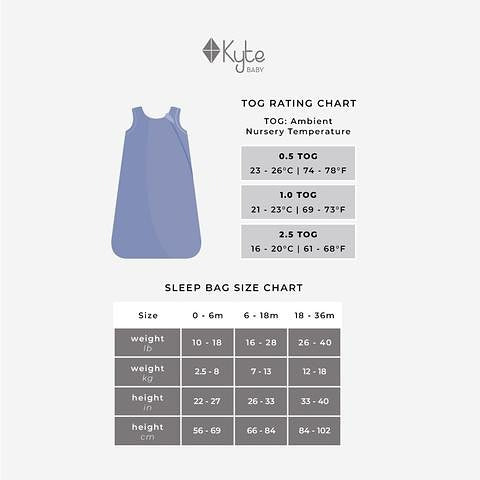 Kyte Baby - Sleep Bag in Burgundy 2.5 Tog