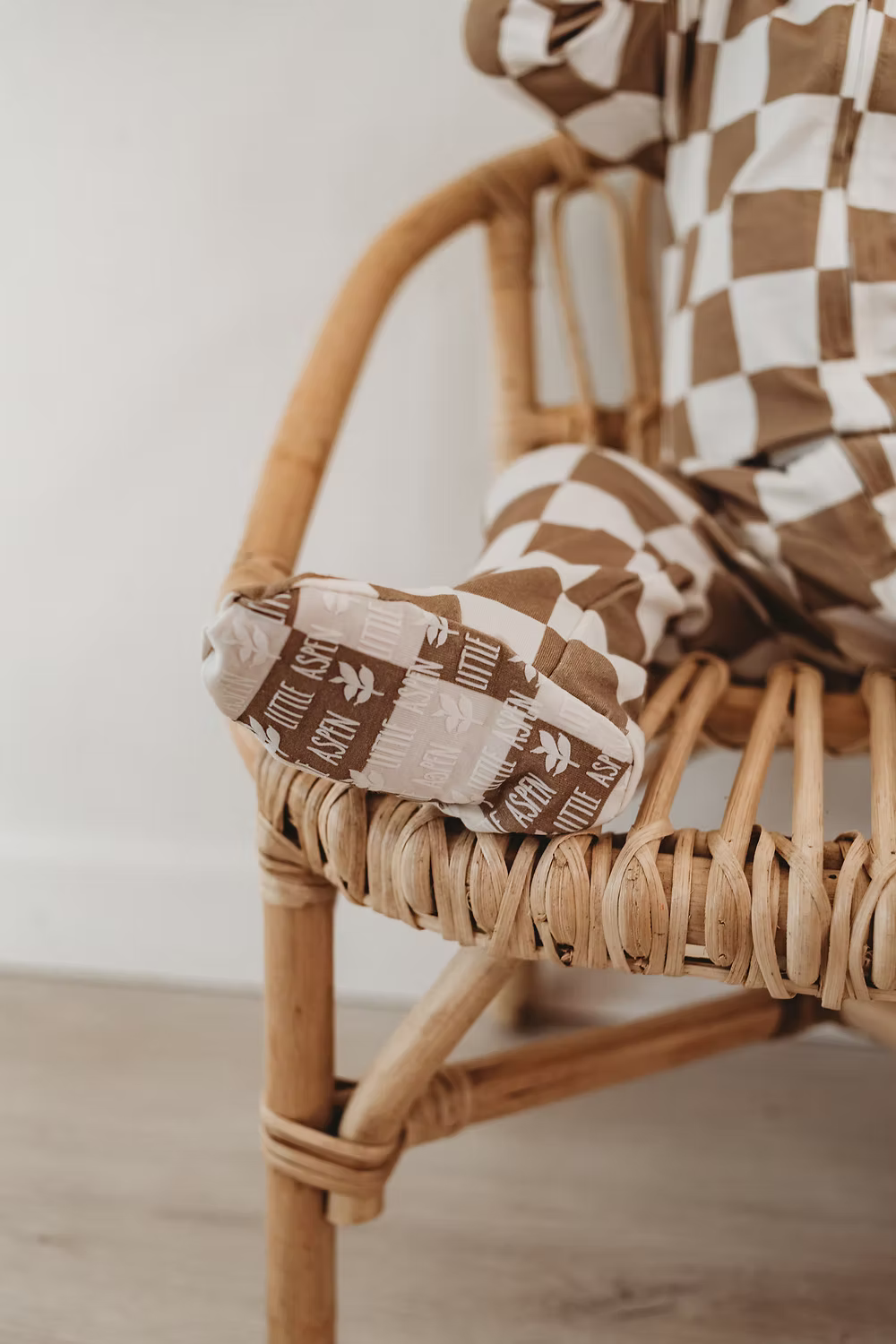 Little Aspen Baby Co - Badlands Checkered Footed Sleeper