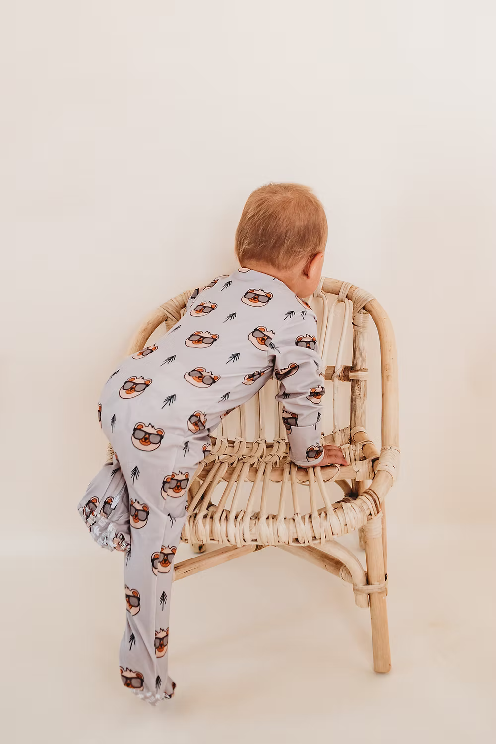 Little Aspen Baby Co - Cool Bear Footed Sleeper