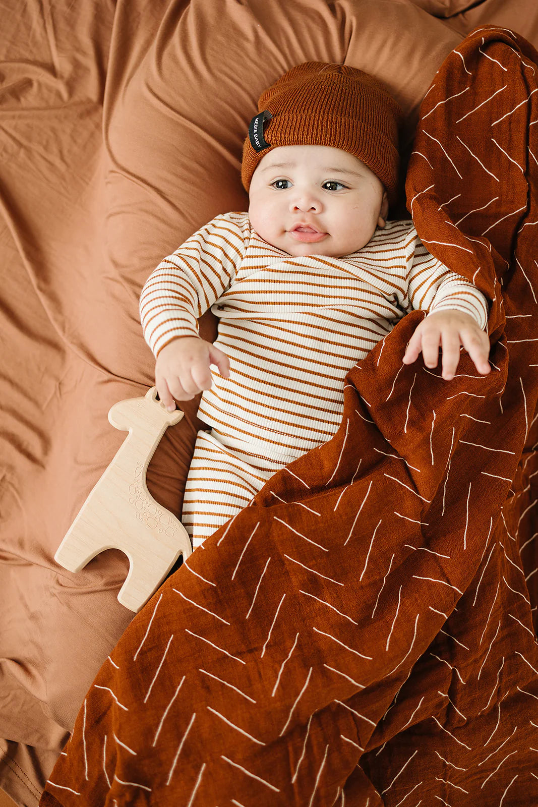 Mebie Baby - Brown Mebie Baby Beanie