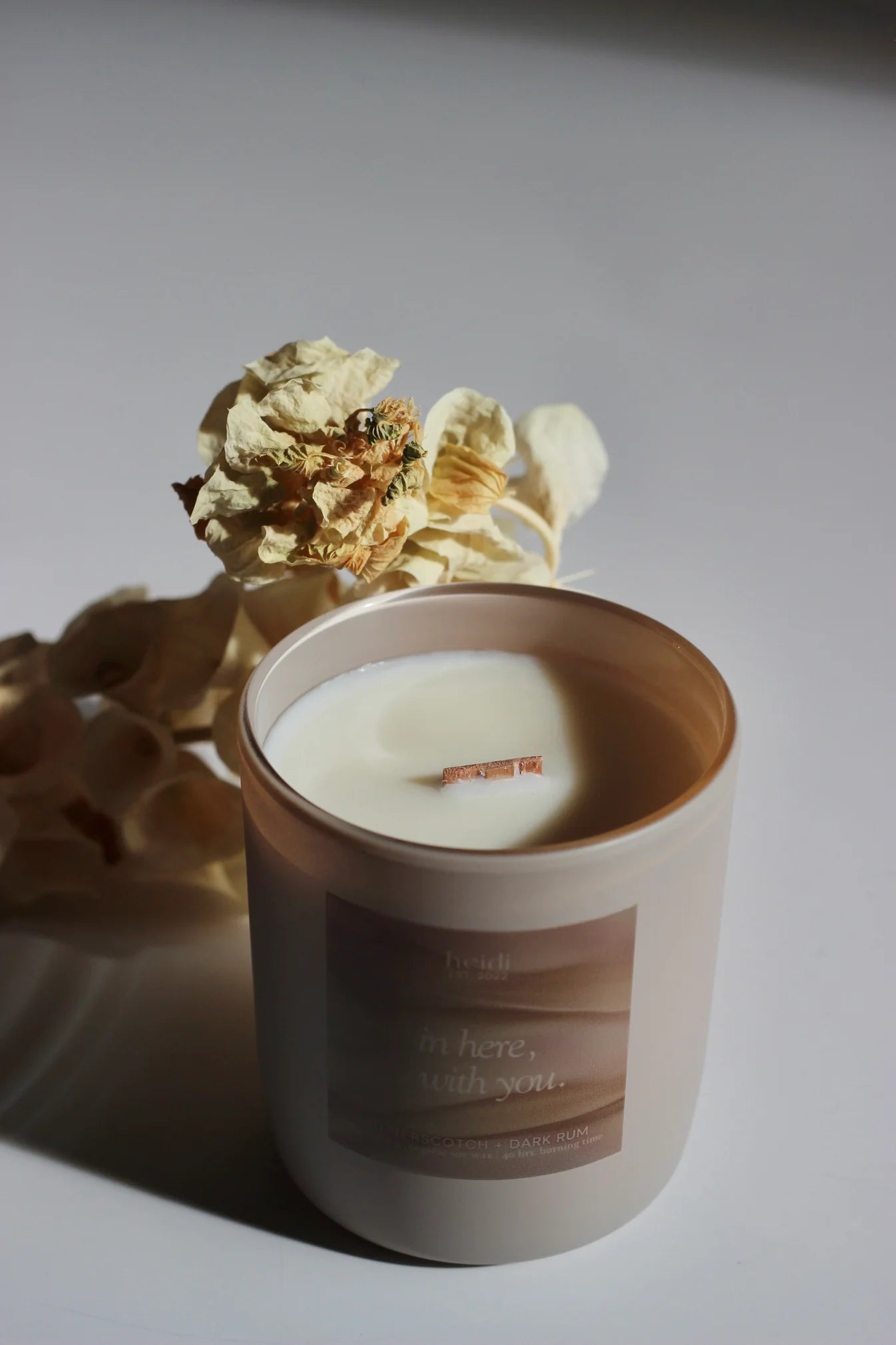 Heidi Studio - In here, with you 8oz Candle