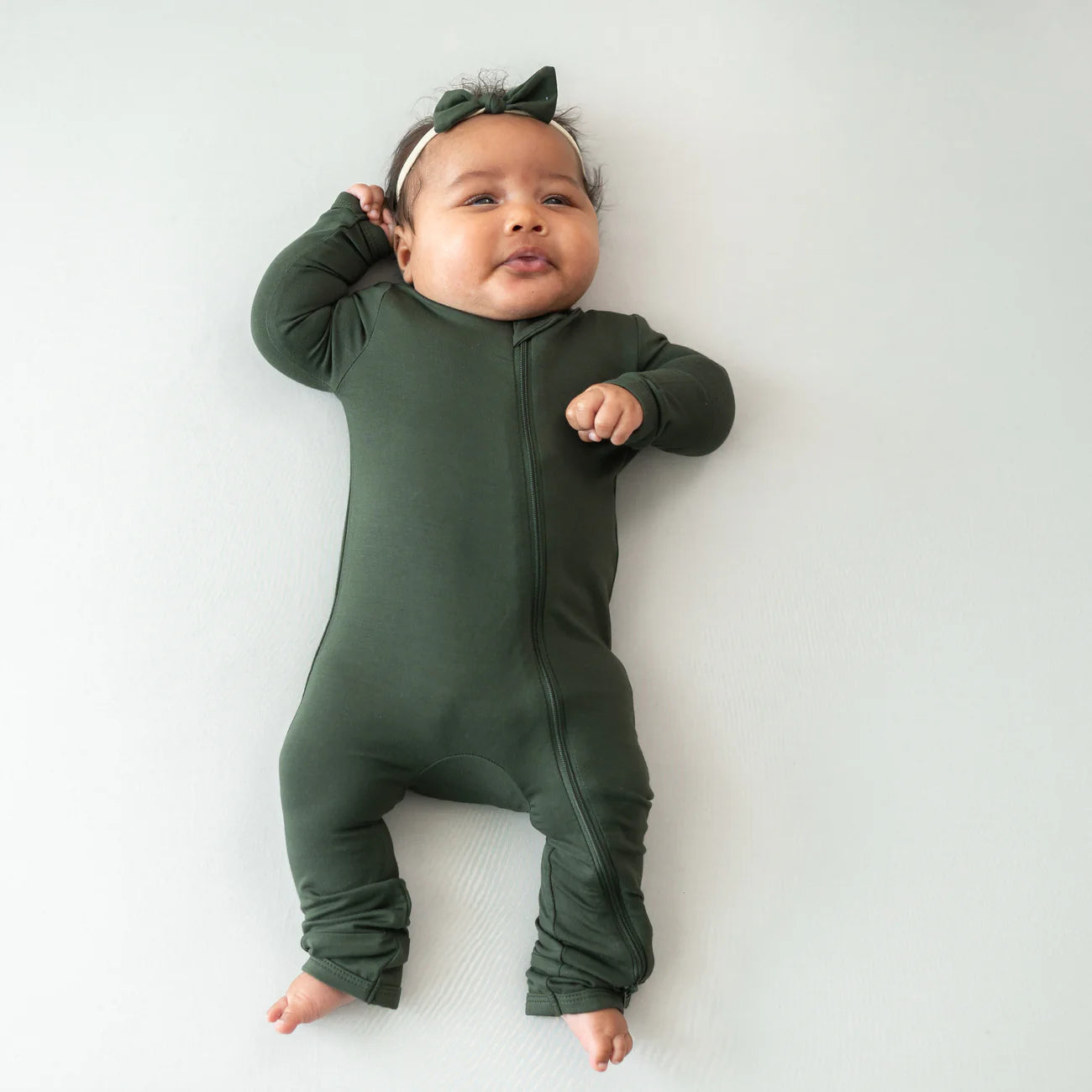 Kyte Baby - Zippered Romper in Fir