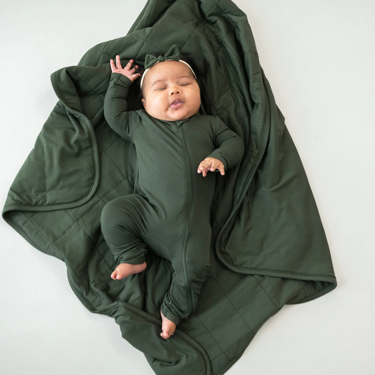 Kyte Baby - Zippered Romper in Fir