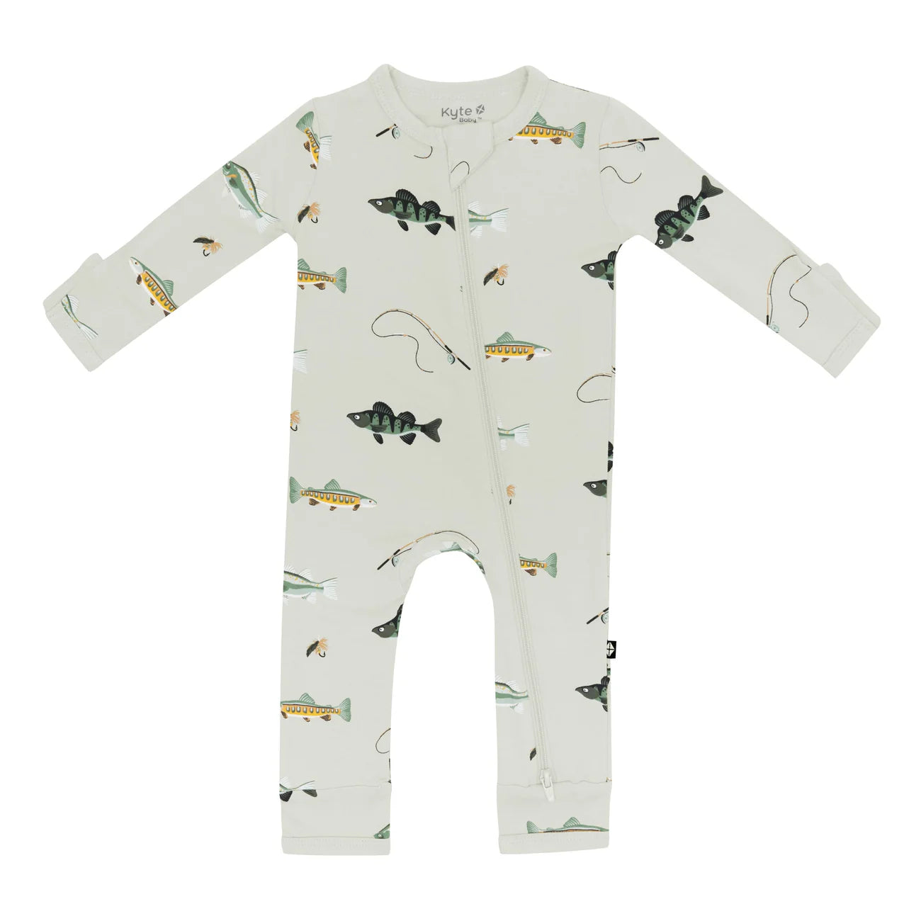 Kyte Baby - Zippered Romper in Fishing