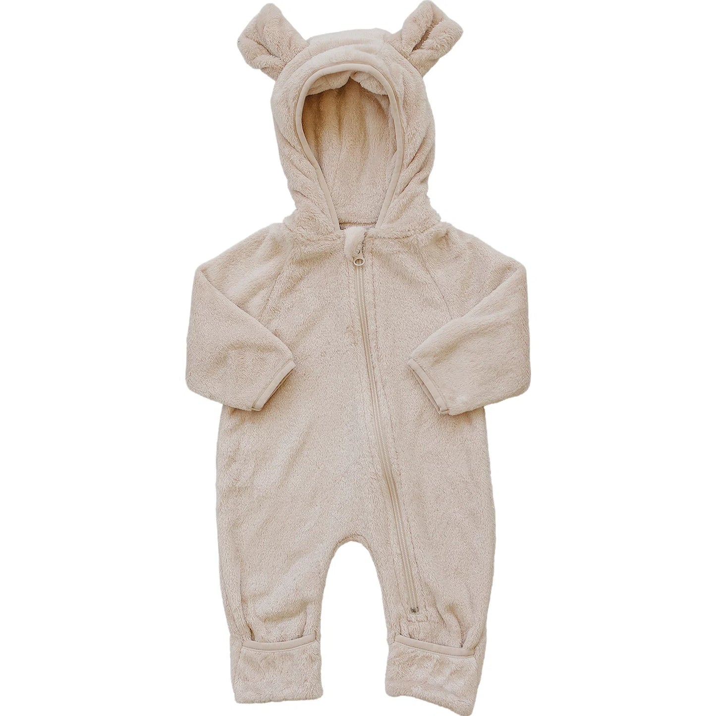 Pre Order - Mebie Baby - Fleece Bear Hooded Zipper