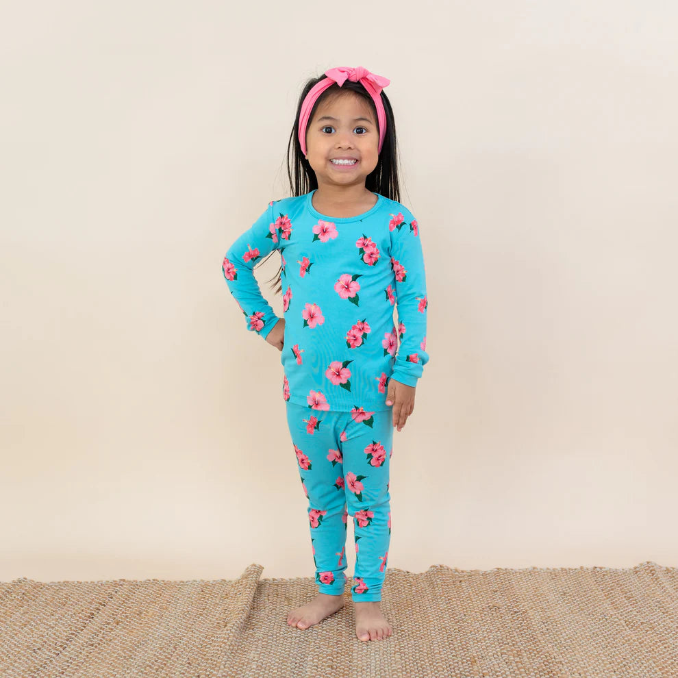 Kyte Baby - Long Sleeve Pajamas in Hibiscus