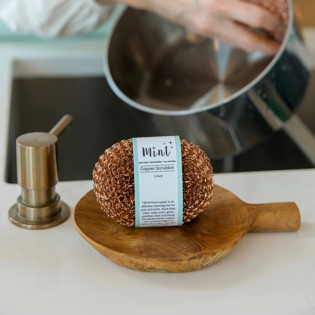 Mint Cleaning - Copper Scrubbie - 2 Pack
