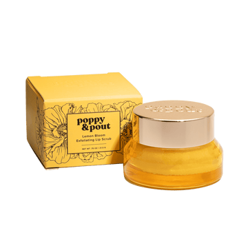 Poppy & Pout - Lemon Bloom Lip Scrub