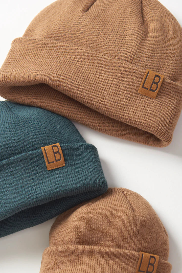 LITTLE BIPSY - KNIT BEANIE - CARAMEL