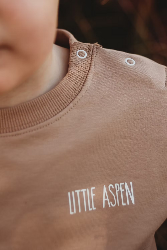 Little Aspen Baby - Latte Jogger Set