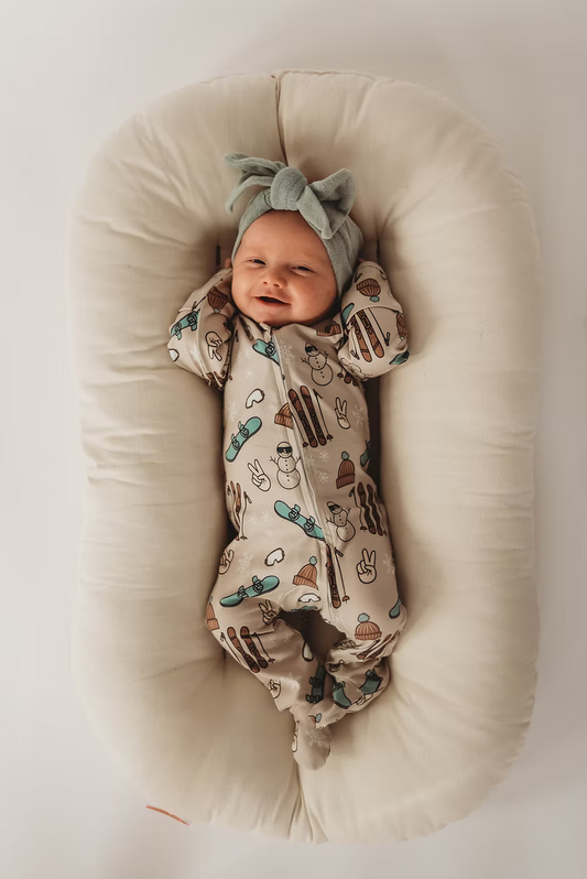 Little Aspen Baby - Ski Bum Footed Sleeper