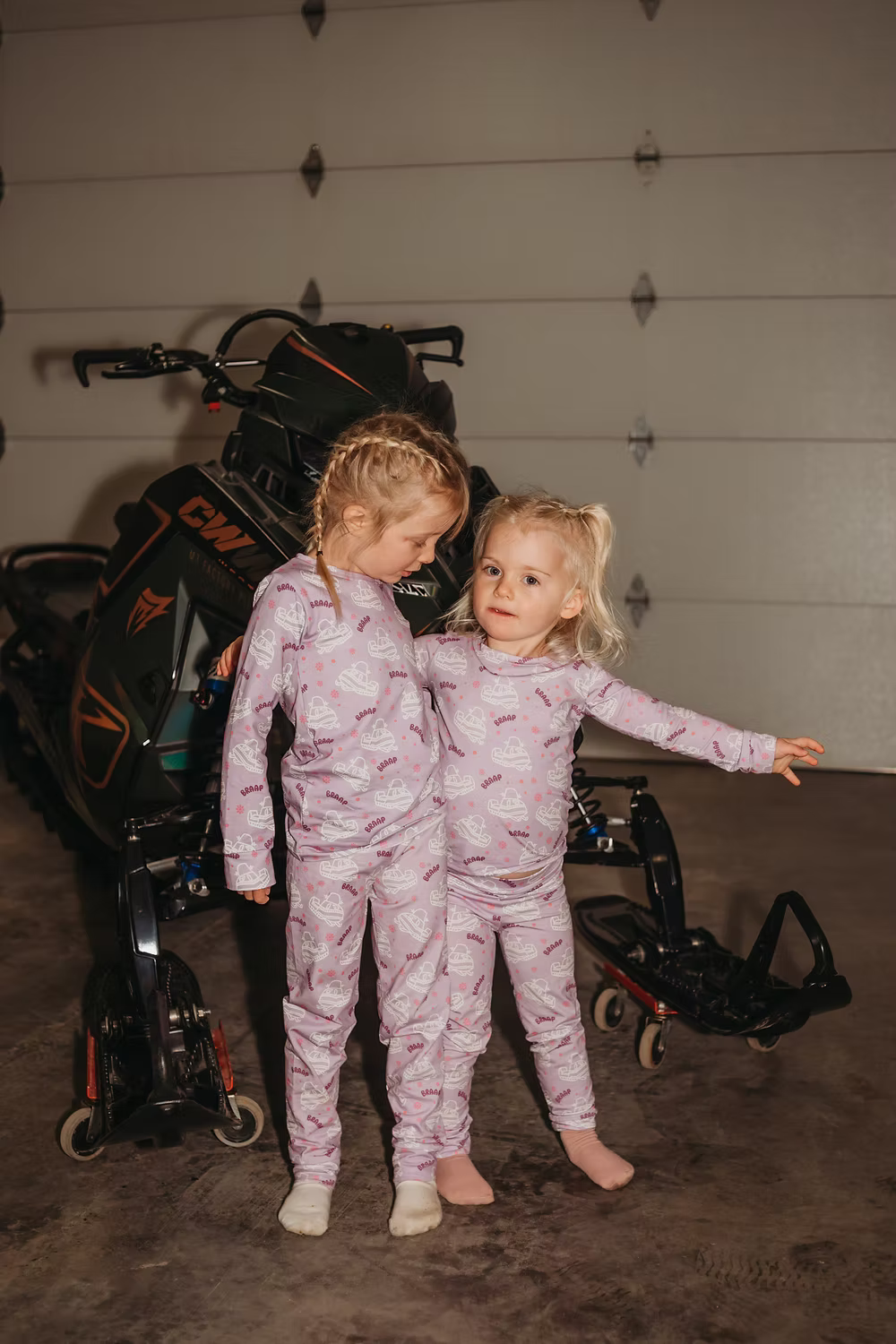 Little Aspen Baby Co - Lilac Snowmobile 2 Piece Set