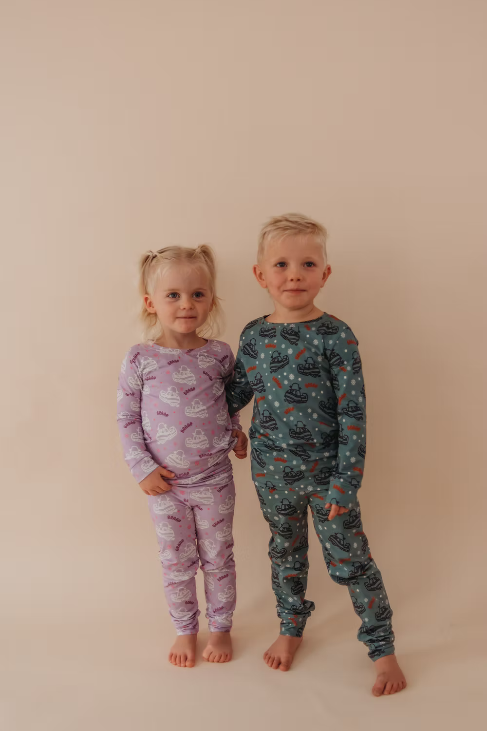 Little Aspen Baby Co - Lilac Snowmobile 2 Piece Set