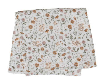 Mebie Baby - Meadow Floral Burp Cloth