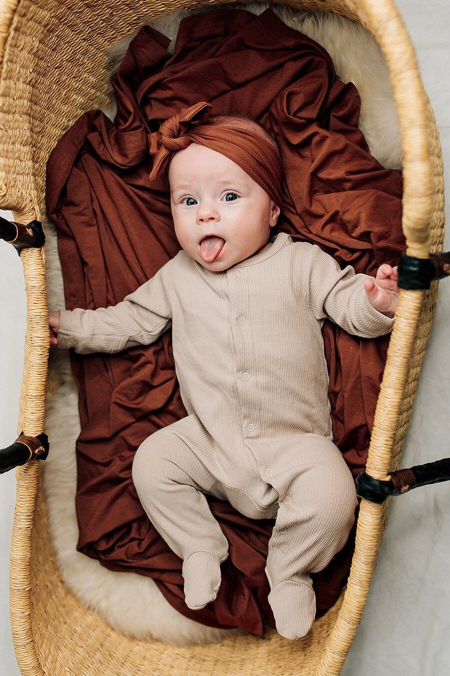 Pre Order - Mebie Baby - Bamboo Rust Head Wrap