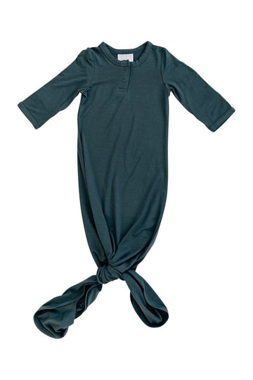 Mebie Baby - Charcoal Knot Gown