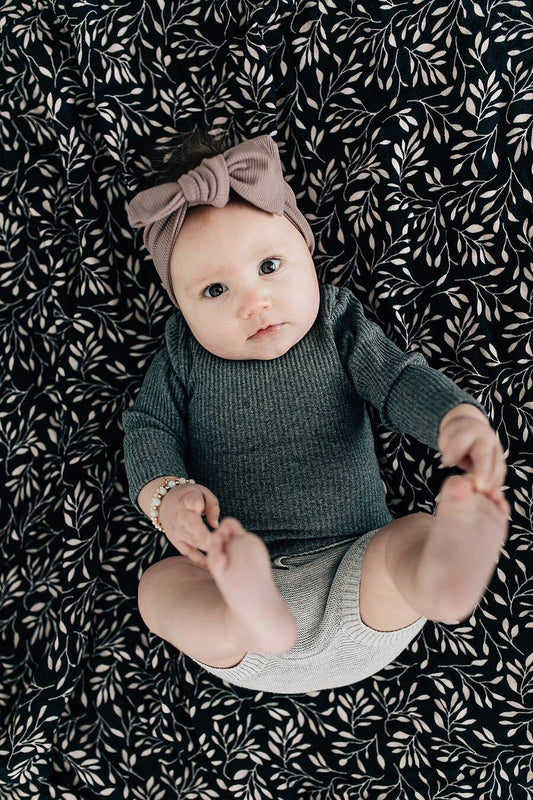 Pre Order - Mebie Baby - Bamboo Plum Head Wrap